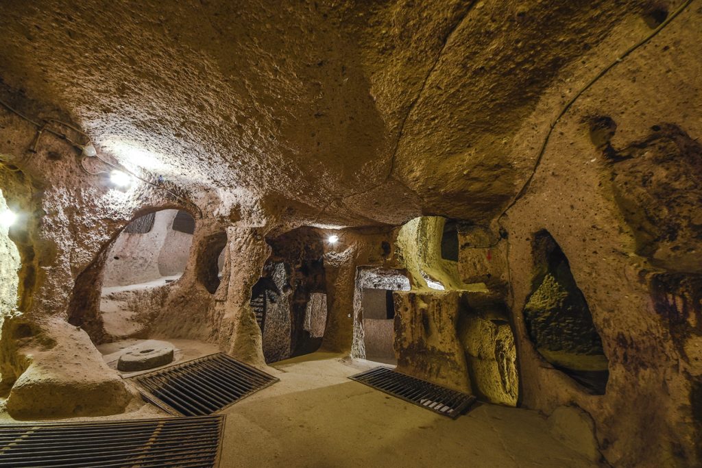 As fascinantes cidades subterrâneas da Capadócia abrigavam milhares de habitantes